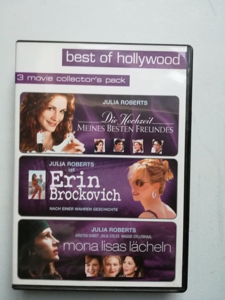 DVD-Box mit 3 Filmen mit Julia Roberts Erin Brockovich etc. in Villingen-Schwenningen