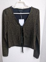 Monki Damen Strickjacke Gold Schwarz Glitzer Langarmshirt Leipzig - Leipzig, Zentrum-Ost Vorschau