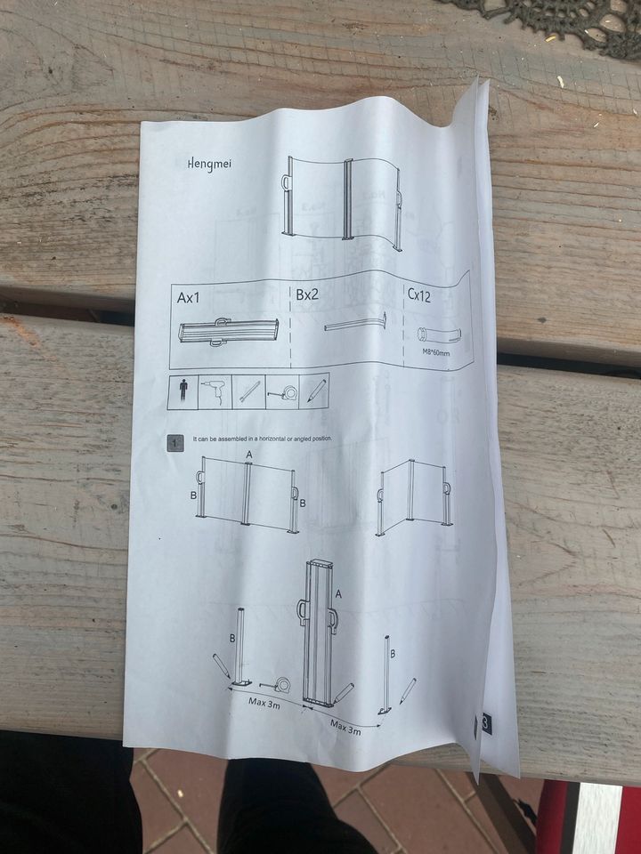 Auszugsmarkise neu in Kerken