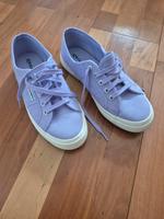 Superga Sneaker, 1 x getragen, flieder, Größe 38 Düsseldorf - Hafen Vorschau