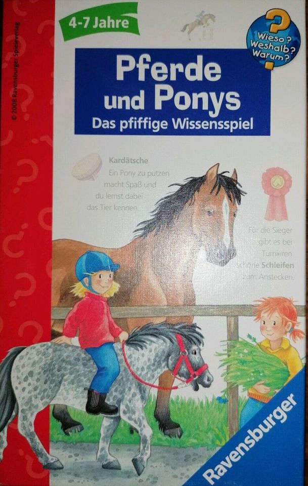 Pferde und Ponys Wissensspiel inkl. Versand in Tengen