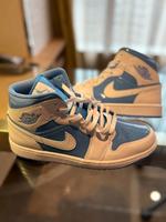 Nike Air Jordan 1 MID White/Legend Blue Nordrhein-Westfalen - Mönchengladbach Vorschau