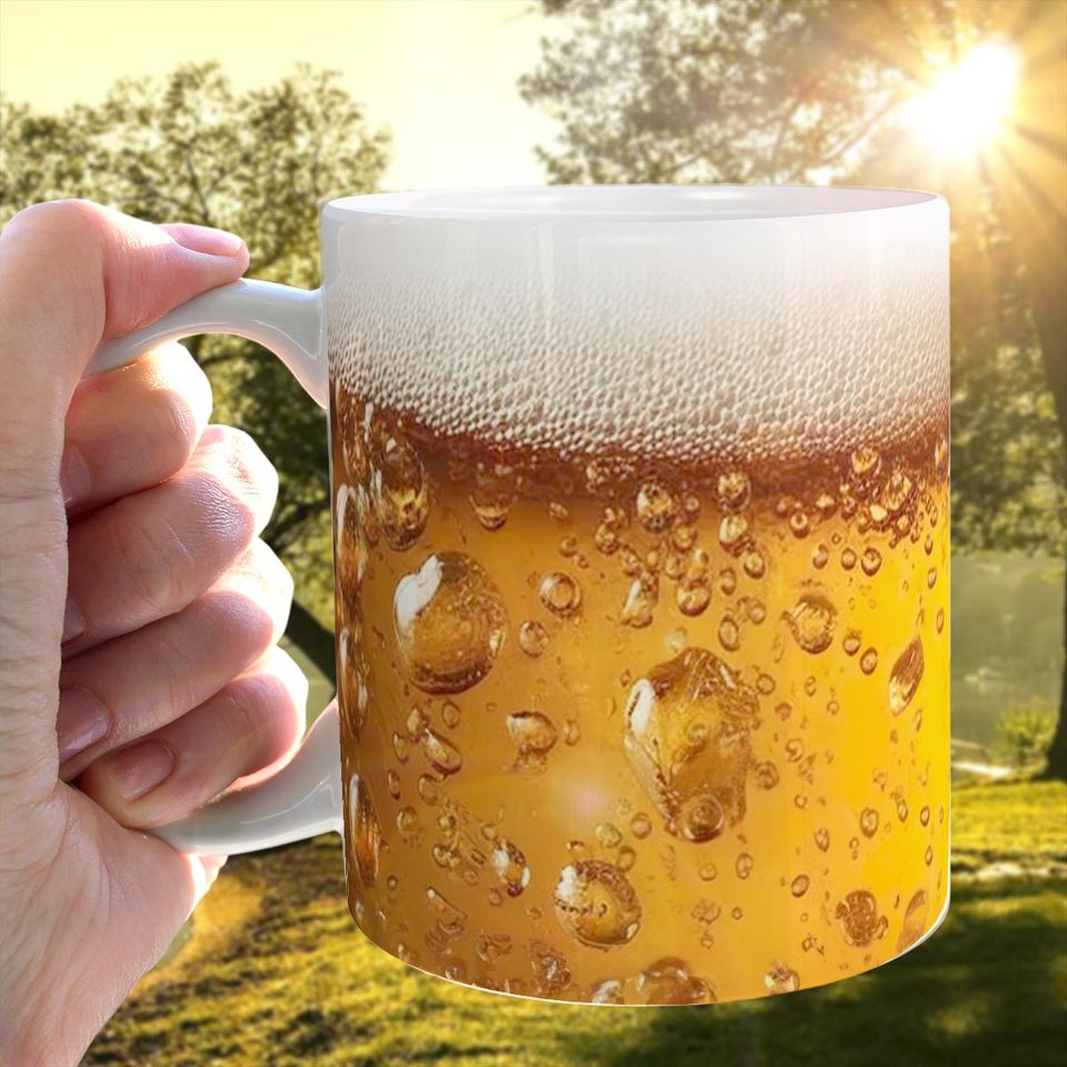 Tasse Geschenk zum Vatertag Bier Motiv Bierglas Kaffeetasse in Bochum