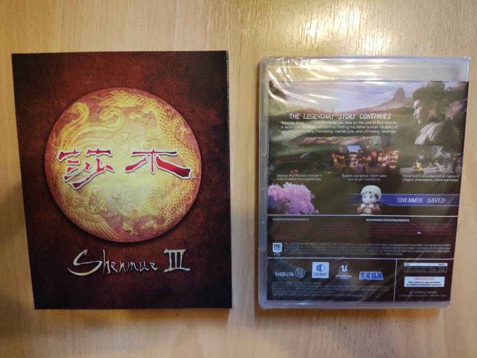 Shenmue 3 Kickstarter Edition PC limitiertes Case in Düsseldorf