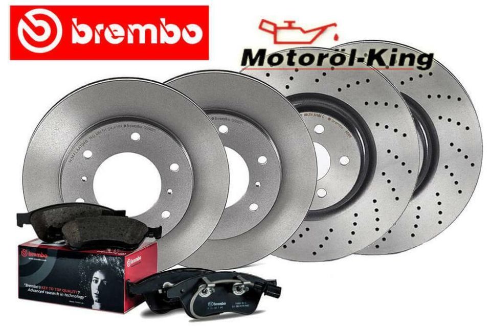 Brembo Bremsenset MERCEDES C-KLASSE (W204) VA 322MM + HA 300MM in