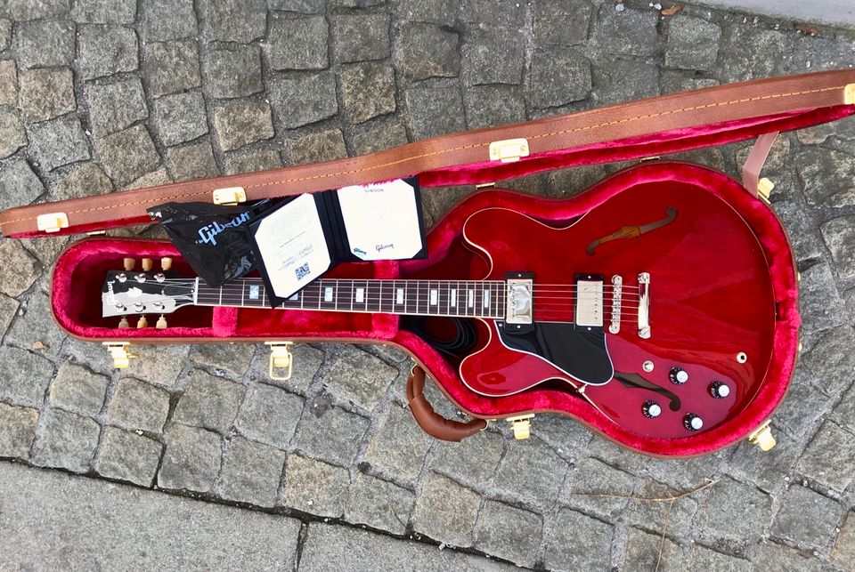 Gibson ES-335 Sixties Cherry, Left-Linkshand 2022, MOD Collection in Freilassing