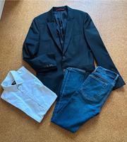 Hugo Boss ❤️  H&M Jeans Hemd Konfirmation Hochzeit Gr. S 170 176 Bayern - Gochsheim Vorschau