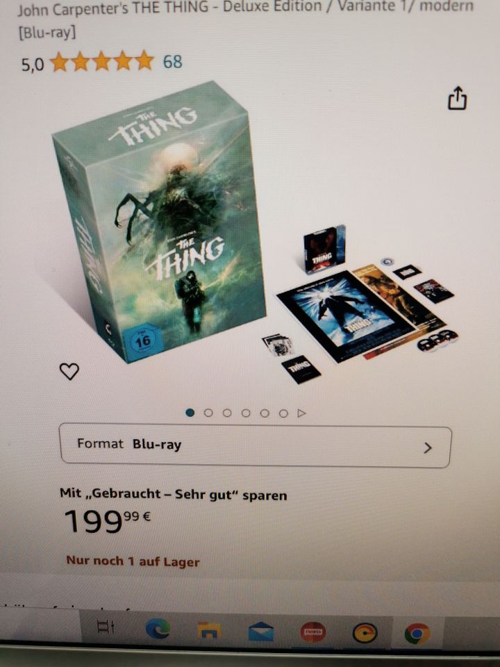 John Carpenter's THE THING Turbine Deluxe Edition 3x Blu Ray+Extr in Arnsberg