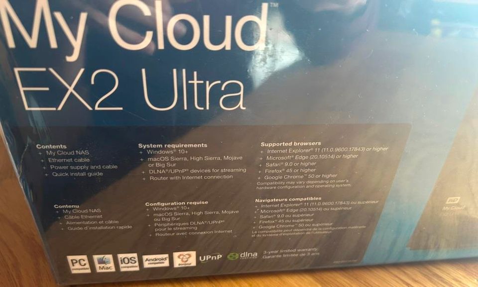 Profi-NAS Western Digital MyCloud EX2 Ultra 4TB in Zweiflingen