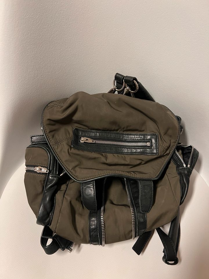 Alexander Wang Marti Mini Nylon Leder Rücksack in Stuttgart