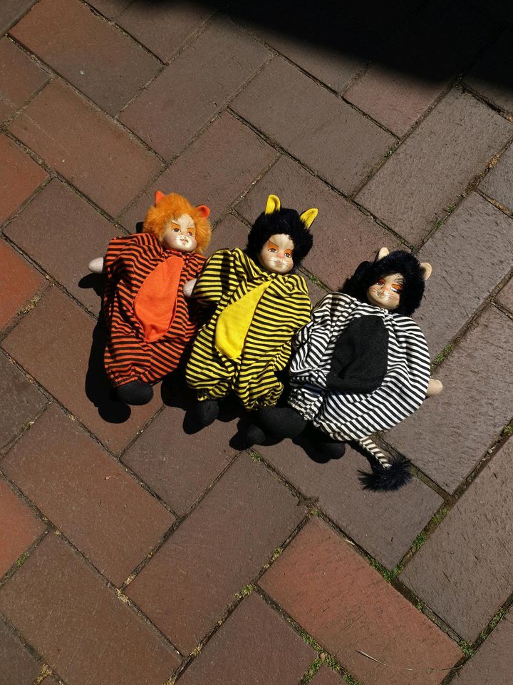 3x Gilde Puppen Clown Keramikpuppen Cats Katzenpuppe in Bremen