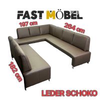 NEU! XXL Eckbank + 3 Sitzer INTENSO ! Leder Schoko ! Polsterbank Nordrhein-Westfalen - Löhne Vorschau