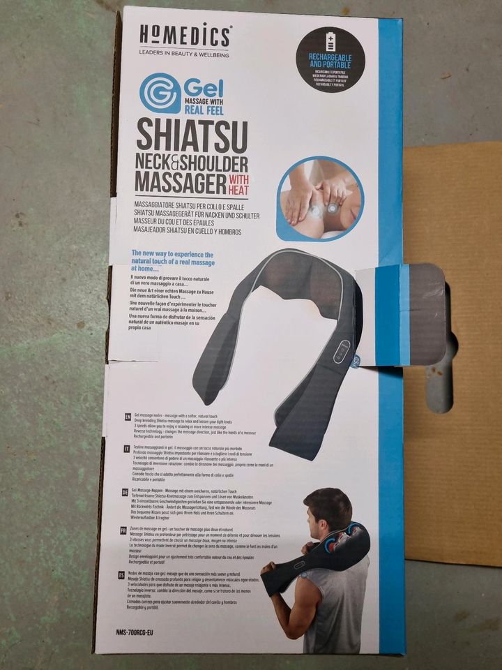 Homedics Shiatsu Neck&Shoulder Massagegerät mit Wärmefunktion in Bad Sooden-Allendorf