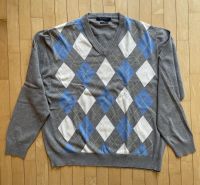 Pulli Herren grau Argyle Muster Gr. L V-Ausschnitt Raute McNeal Wandsbek - Hamburg Volksdorf Vorschau