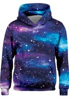 Hoodie Kapuzenpulli unisex Weltall Weltraum Galaxie Baden-Württemberg - Affalterbach   Vorschau