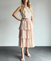 Asos sommer Rock midi Fransen falten rosa Wedding Hochzeit 36 Baden-Württemberg - Rottweil Vorschau