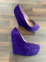 Aldo Velour Leder Plateau Pumps Lila Gr. 35 Top Nordrhein-Westfalen - Herzogenrath Vorschau