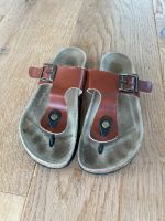 Zehentrenner • Sandalen • Gr 33 • Leder Bielefeld - Brackwede Vorschau