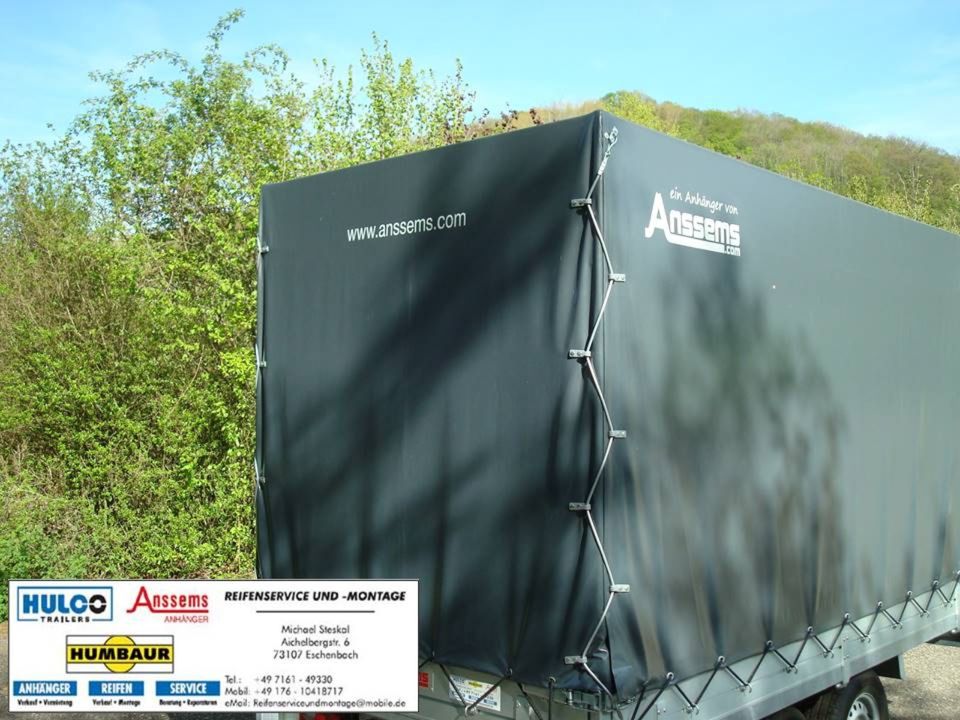 Anssems PSX2500-305x153x30, PKW-Anhänger, Aktionsplane, neu in Hechingen