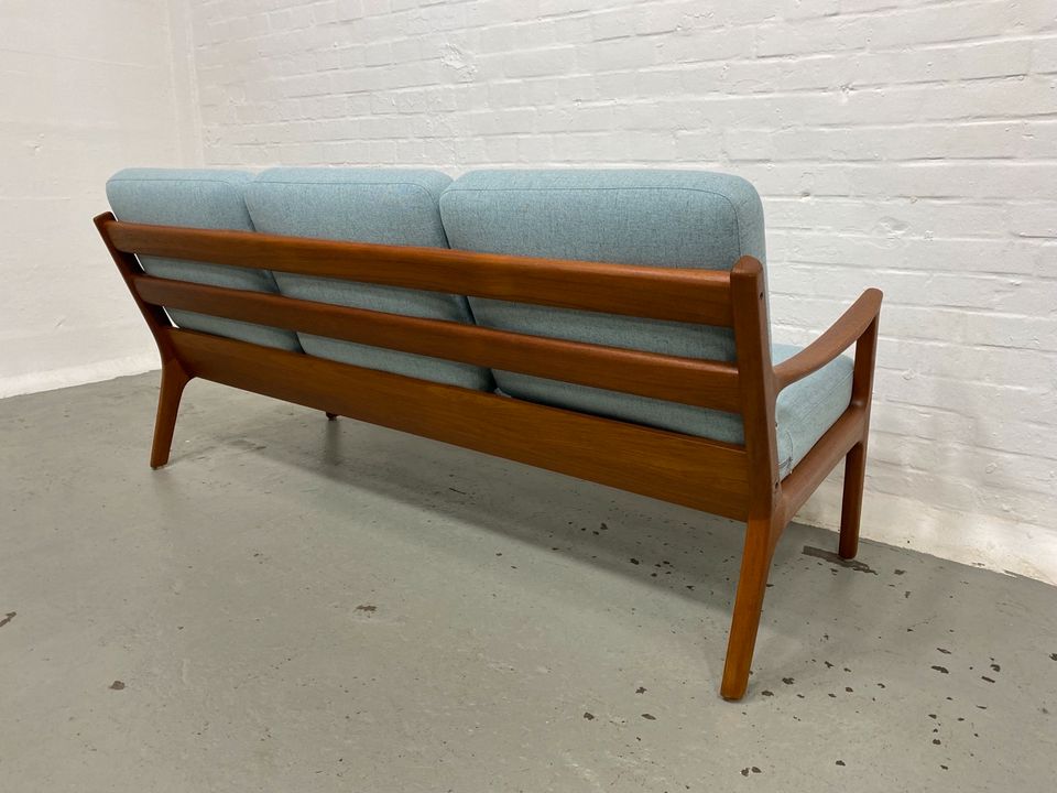 ◤ Ole wanscher Sofa Teakholz Teak Dreisitzer Couch denmark mid Century Designclassic Retro vintage skandi cado Senator 60er 70er 50er dänisch design Danish retro teakholz holz sessel Stuhl Daybed in Berlin