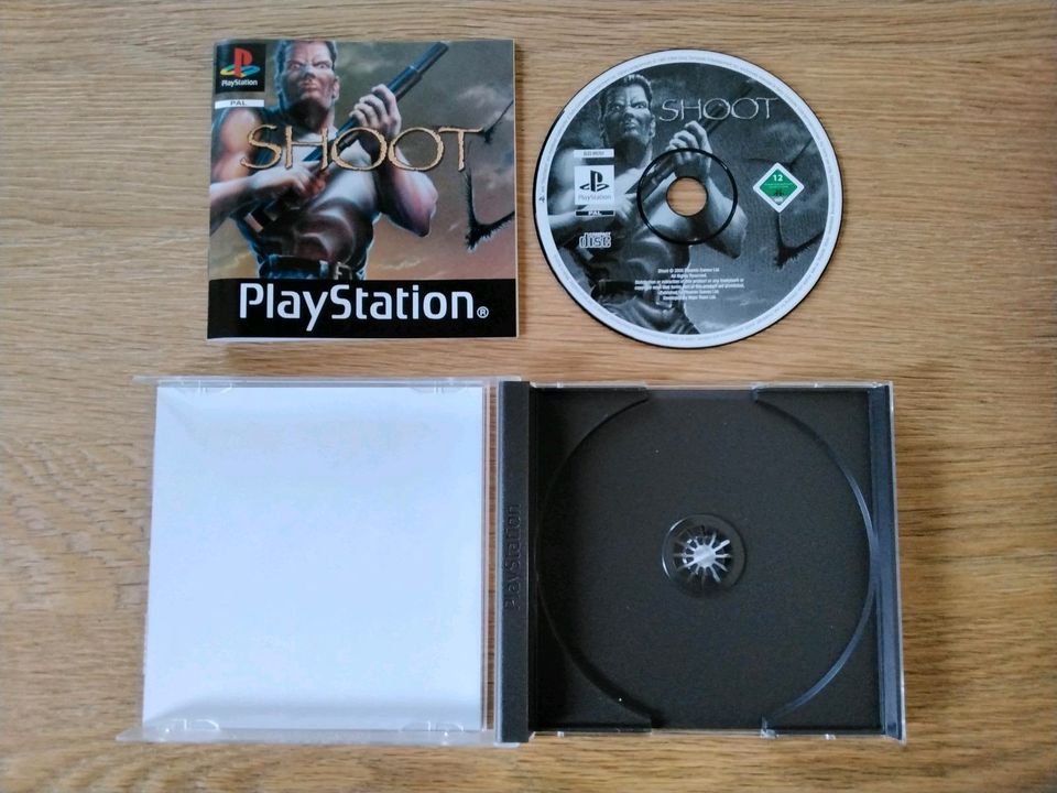 7 SHOOT Games für PlayStation, Big Box, PAL, OVP, Sony PS1, PSX in Wesel