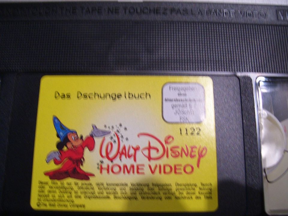 VHS Video Kassette Disneys Das Dschungelbuch 1122 Top-Zustand in Oelde