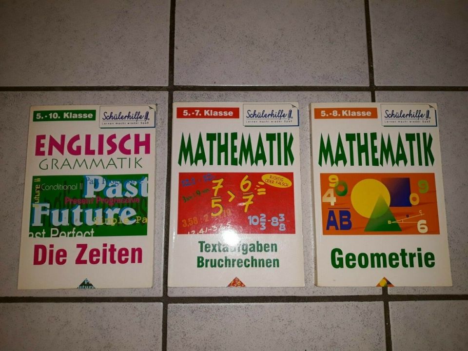 Schülerhilfe/Schlauer lernen Übungshefte-Mathe, Deutsch, Englisch in Wanna