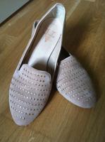 Nudefarbene Ballerinas Slipper Nieten in 38 Echtleder München - Maxvorstadt Vorschau