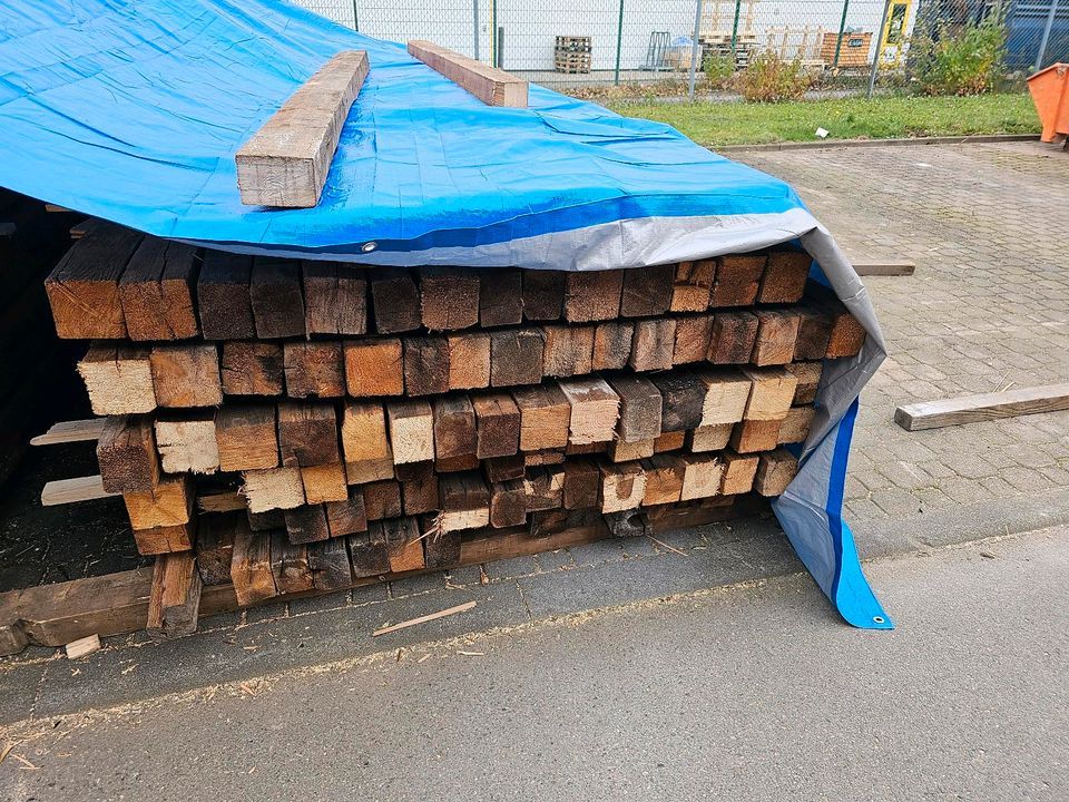 Holzbalken in Oberlungwitz