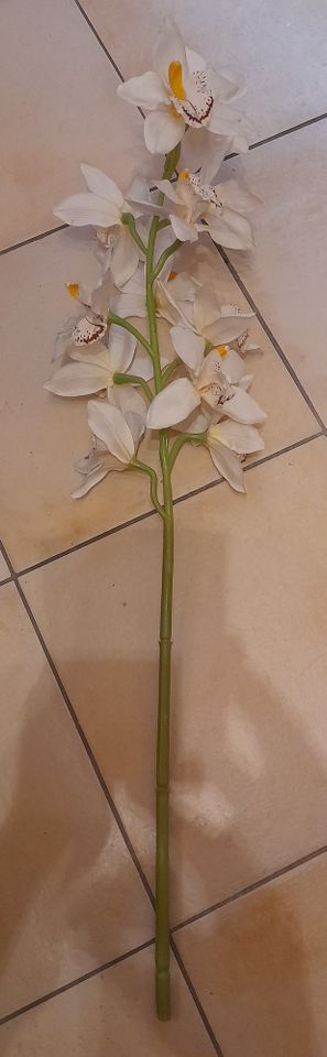 Künstliche Orchidee, Kunstblume, 90cm Höhe in Amberg