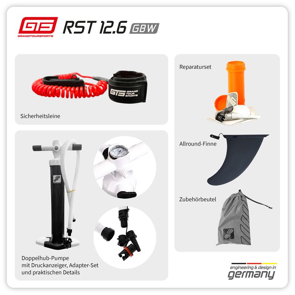 GTS RST 12.6 GBW Premium SUP Board Set in Berlin