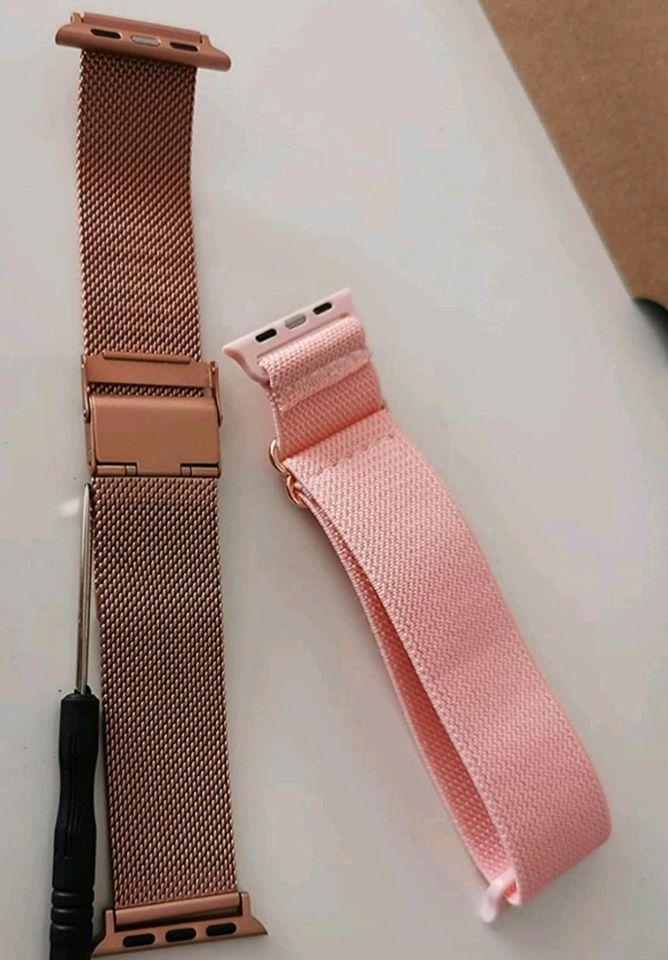 Armbänder 2 Stück für Apple Watch ☆RoséRosa & Rosé in Eriskirch