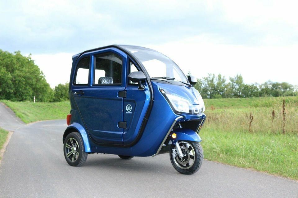 E-Kabinenroller CityMobil Elektroscooter Mopedauto 2200W 72V 65Ah in Gochsheim