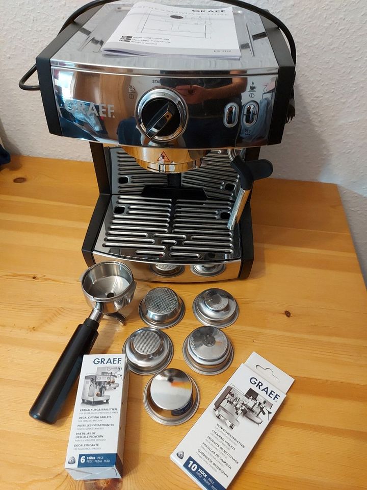 Graef Pivalla ES702 Siebträgermaschine Espressomaschine in  Baden-Württemberg - Pfedelbach | Kaffeemaschine & Espressomaschine  gebraucht kaufen | eBay Kleinanzeigen ist jetzt Kleinanzeigen