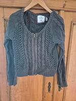 Strickjacke Damen L grün grau Bayern - Neusäß Vorschau