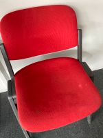 Stuhl, Bürostuhl, Polster rot, günstig abzugeben Hamburg - Bergedorf Vorschau