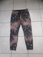 M Sport H&M Aerobic Hose gemustert orange grau bequem Fitnesshose München - Hadern Vorschau