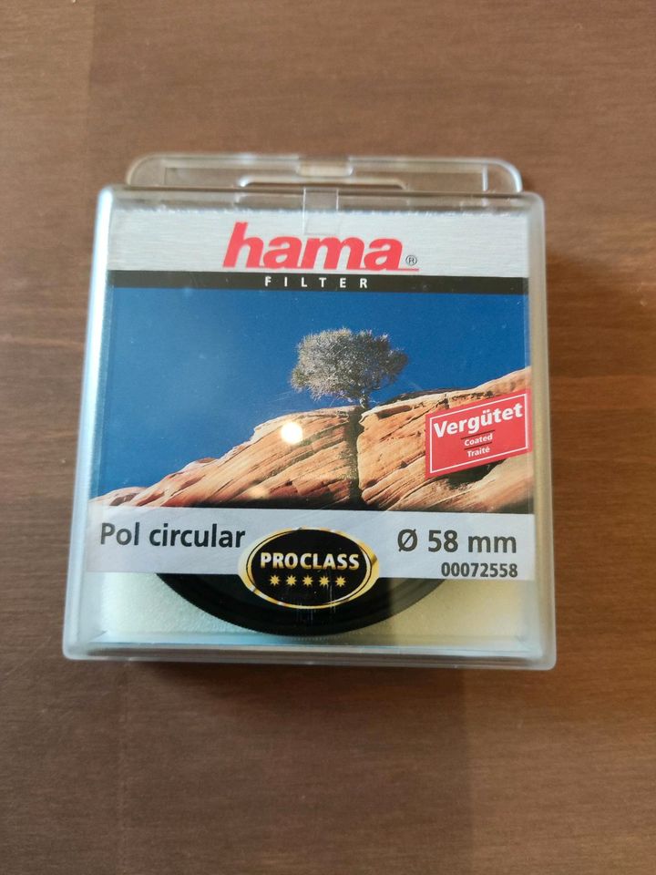 Polfilter Hama vergütet 58mm in Ludwigsburg