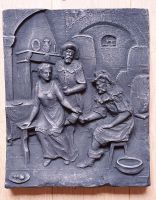 Gussplatte Ofenplatte Kaminplatte Relief Nordrhein-Westfalen - Langenfeld Vorschau