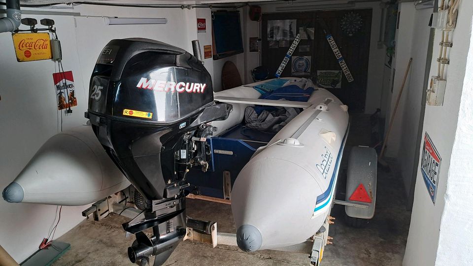 Schlauchboot Bombard typhoon 380 mit mercury 25efi 4 stroke in Wiesbaden