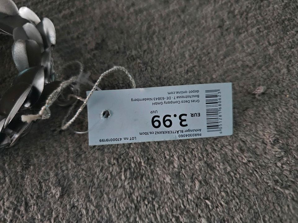 Weihnachten DEPOT Metall Lorbeerkränze klein oder groß in Niedersachsen