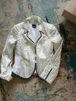 Taifun Blazer Jacke Sommer beige blau gestreift Gr 38 Baden-Württemberg - Radolfzell am Bodensee Vorschau