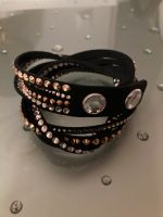 Swarovski Armband , Velour mit Strass und Nieten Brandenburg - Teltow Vorschau