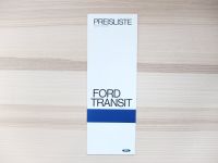 FORD TRANSIT MK1 PREISLISTE Prospekt von 1972 selten! Bayern - Hof (Saale) Vorschau