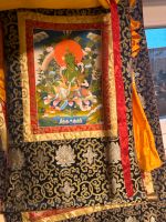 Thangka grüne Tara Nepal Buddha Buddhismus Tibet H 80 cm B 48 Niedersachsen - Achim Vorschau