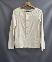 A.P.C. beige textured stripe blouse Bluse mit Streifen APC Mecklenburg-Vorpommern - Löcknitz Vorschau