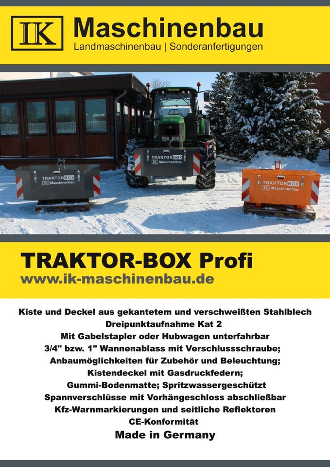 TRAKTOR-BOX Profi, Transportkiste, Transportbox, Forstkiste in Hämelhausen