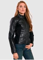 Motorradjacke Damen Gr38 Café Racer Brittany echt Leder Protektor Bayern - Rednitzhembach Vorschau