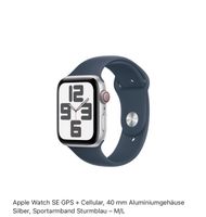 Apple Watch SE GPS + Cellular, 40 mm Baden-Württemberg - Leonberg Vorschau