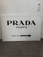 Leinwand/ Wandbild Prada 120x80 cm weiß/schwarz Niedersachsen - Soltau Vorschau